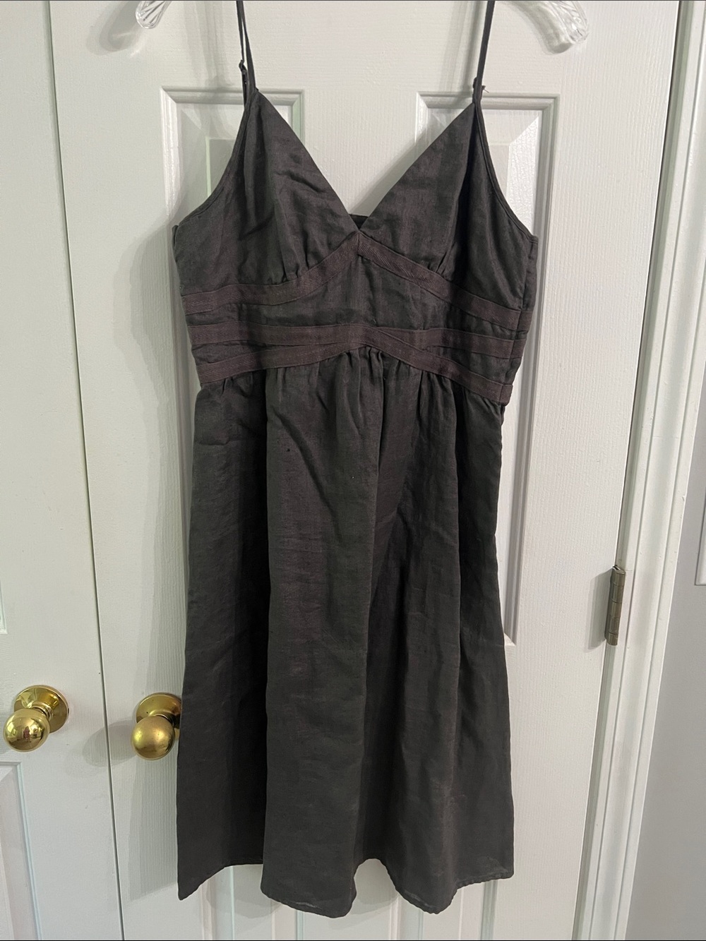 Mossimo Supply Co. Black Spaghetti-Strap Midi Dress